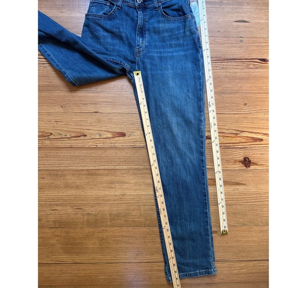 Abercrombie & Fitch The 90s Straight Jeans Womens Blue New Curve Love SIZE 27/4R - Picture 7 of 8